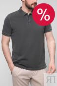 Однотонное поло из хлопка Marc O'Polo фото 1