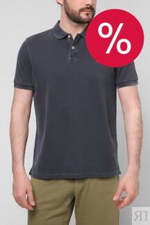 Однотонное поло из хлопка Marc O'Polo