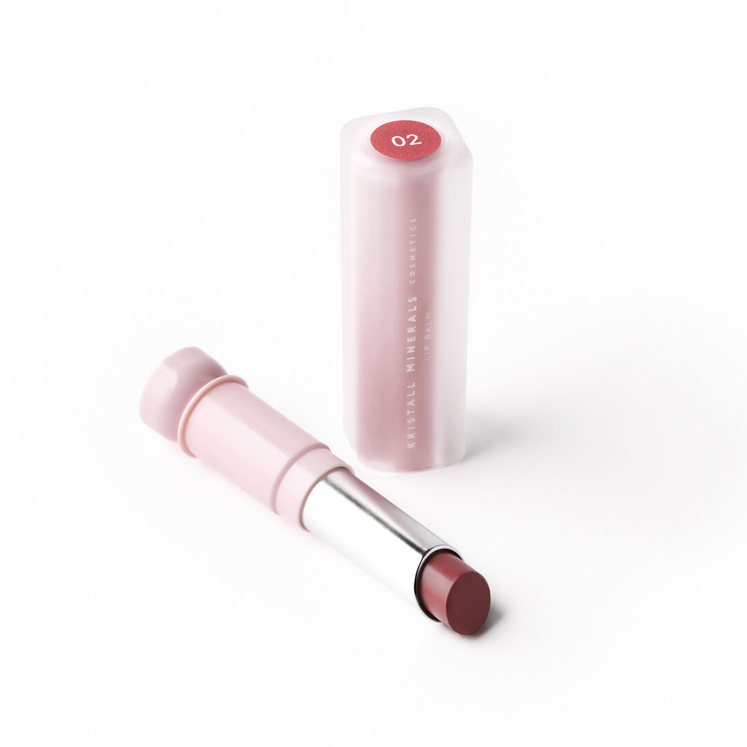 Бальзам для губ оттеночный 02 Pink Colored Lip Balm KM Cosmetics