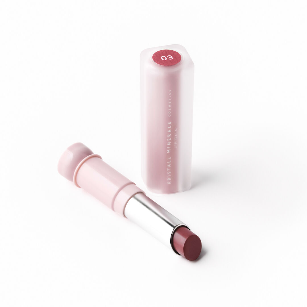Бальзам для губ оттеночный 03 Mauve Colored Lip Balm KM Cosmetics