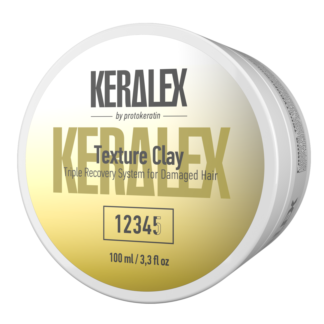 Глина текстурирующая для волос сильной фиксации, 100 мл Keralex