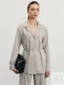 Рубашка из вискозы с поясом Zarina ZR2509012003-62 фото 1