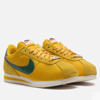 Женские кроссовки Nike Wmns Cortez Textile, цвет жёлтый, размер 37.5 EU