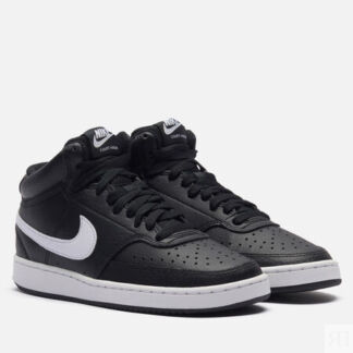 Женские кроссовки Nike Wmns Court Vision Mid, цвет чёрный, размер 36.5 EU