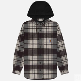 Мужская рубашка Carhartt Rugged Flex Relaxed Fit Flannel Fleece Lined Hoode
