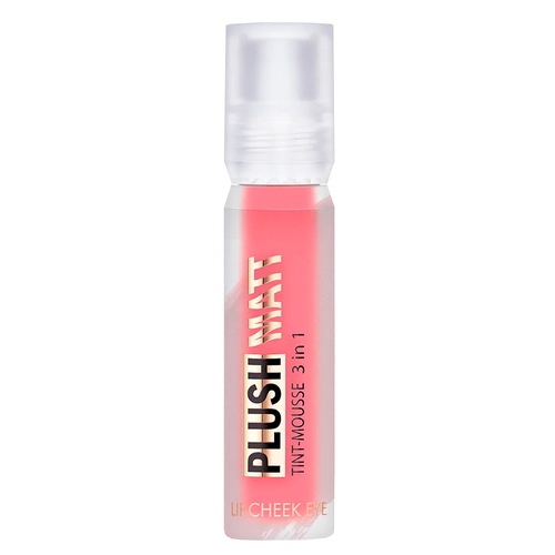 Тинт для губ, щек и век мусс LUXVISAGE 3 в 1 PLUSH MATT тон 303 Peachy Peac